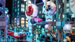 lego ninjago american ninja warrior مسابقه جى