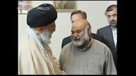 امام خامنه ای دیدار خانواده شهید طاهر زاده