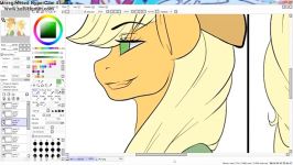 MLP Applejack and two sides