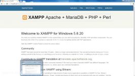 اموزش php  نصب Xampp