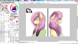 MLP Fluttershy and two sides