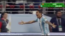 کوپا آمریکا  خلاصه فوتبال آرژانتین 2 1 شیلی