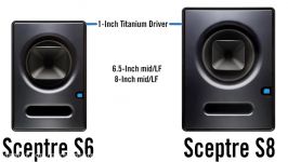اسپیکر مانیتورینگ پری سوناس PreSonus Sceptre S6 and S8
