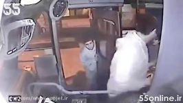 کتک زدن حسابی کیف قاب توسط راننده اتوبوس