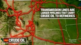 انمیشن خطوط لوله نفت گاز آمریکا