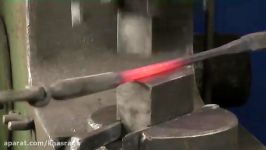 روش ساخت یک انبر زغال گیر شومینه طریق آهنگری