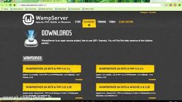 ۱۰  نصب WampServer برای ویندوز