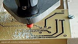 سوراخ کردن برد مدار چاپی CNC