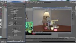 دانلود آموزش استفاده موتور رندر V Ray 3 در Maya...