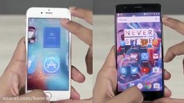 oneplus 3 vs iPhone 6S Speedtest Comparison