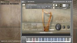 Cinematique Instruments Celtic Nylon Harp وی اس تی چنگ