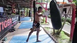 آموزش کار کیسه سنگین در Muay Thai