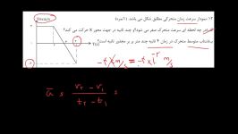 فیزیک دوم دبیرستان  حرکت شناسی  درسنامه پنجم