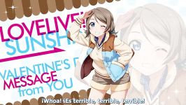 『Aqours』 Love Live Sunshine Mensaje de San Valentine