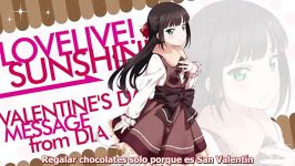 『Aqours』 Love Live Sunshine Mensaje de San Valentine