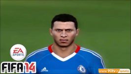 تصویر ادن هازارد FIFA 12 تا FIFA 17