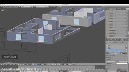 دانلود آموزش طراحی منزل بوسیله نرم افزار Blender...