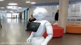‫رباتی بنام پپر متصدی پذیرش بیمارستان‬