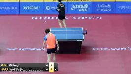 ma long در برابر woojin در تور جهانی کره جنوبی ۲۰۱۶