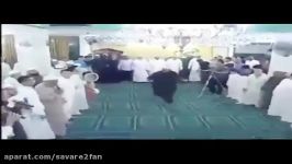 رقص عجیب وهابی ها در مساجدشان