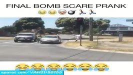 کلیپ خنده دار بمب گذاری داعش در خیابانکلیپ خنده دار