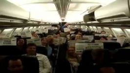 Flight attendant was so shocked she fumbled the camera