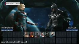 Injustice 2 منوی New Character Customization