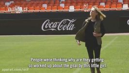 Peris the first woman to score a goal at Mestalla