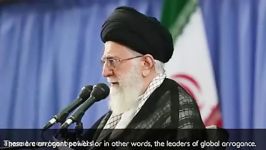 دشمن واقعی آمریکا است امام خامنه ای