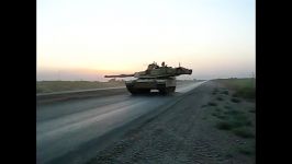 لحظه دیدنی شلیک تانک آبرامز M1A2