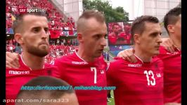 صحنه های سانسور شده بازی سویس والبانی در یورو2016