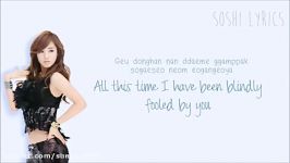 Snsdcolor coded lyricsg.g