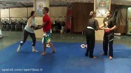 آموزش نحوه تمرین حریف تمرینی در Kickboxing