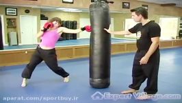 آموزش ضربات مستقیم مشت در Kickboxing