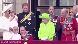 هشدار ملکه انگلیس به نوه اش روی زانو ننشین