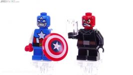 LEGO Marvel لگو مایتی میکرو کاپیتان امریکا رد اسکل