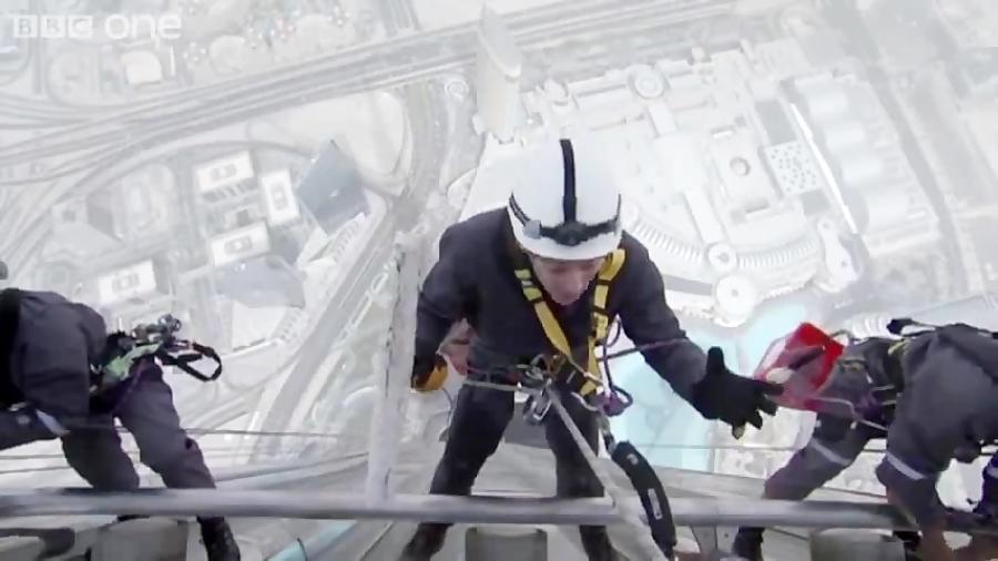 جدید ترین سخت ترین شغل دنیا در بلندترین ساختمان دنیا