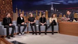 One Direction and Jimmy Have a Floor Interview