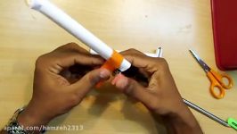 How to Make a Paper Gun that shoots wooden bullets