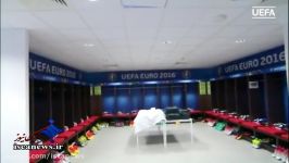 یورو 2016 رختکن ولز قبل بازی مقابل پرتغال