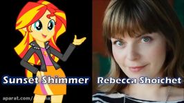 equestria girs characters and voice actors