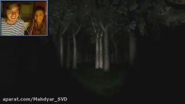 دوست دختر Pewdiepie بازی ترسناک Slender man