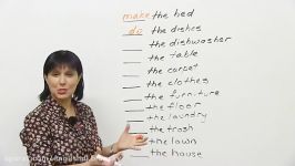 English Vocabulary Verbs for things you do every day