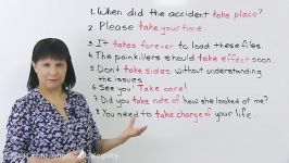 Do you know these 8 idioms with TAKE