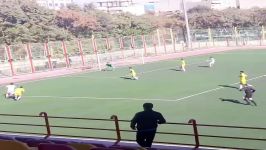 گلزنی علی حسن پور در بازی مقابل نفت تهران در لیگ برتر