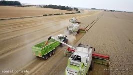 3 Claas Combines