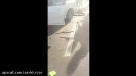 تصادف مرگبار بنز رونیز در تهران