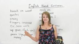 English Conversation The Meaning of Hand Gestures