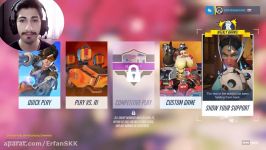 Overwatch  گیم پلی بازی سرجوخه Pharah زبان فارسی