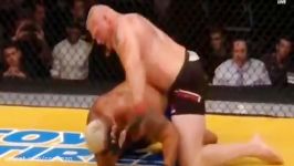 Mark Hunt VS Brock Lesnar highlights